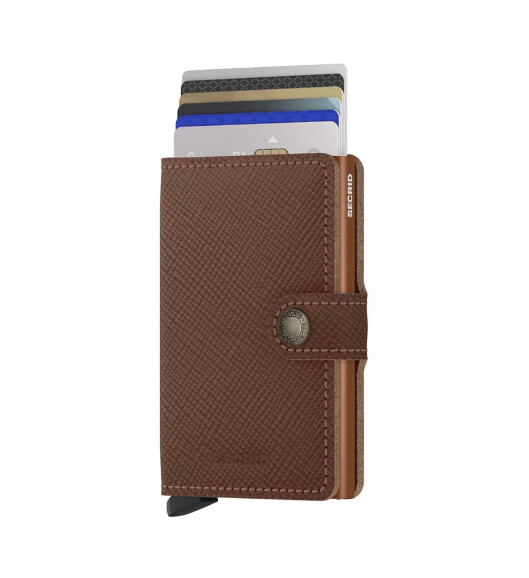 Miniwallet Saffiano Caramel