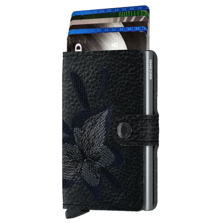 Miniwallet Stitch Magnolia Black