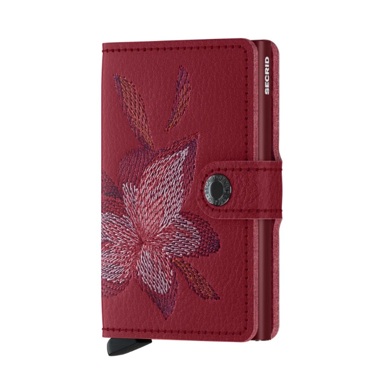 Miniwallet Stitch Magnolia Rosso