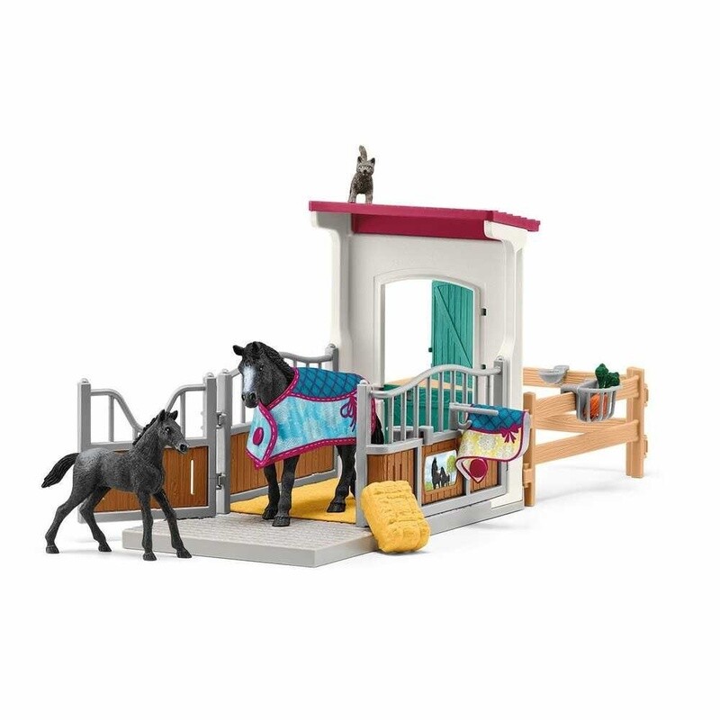 42611 Horse Box with mare and foal