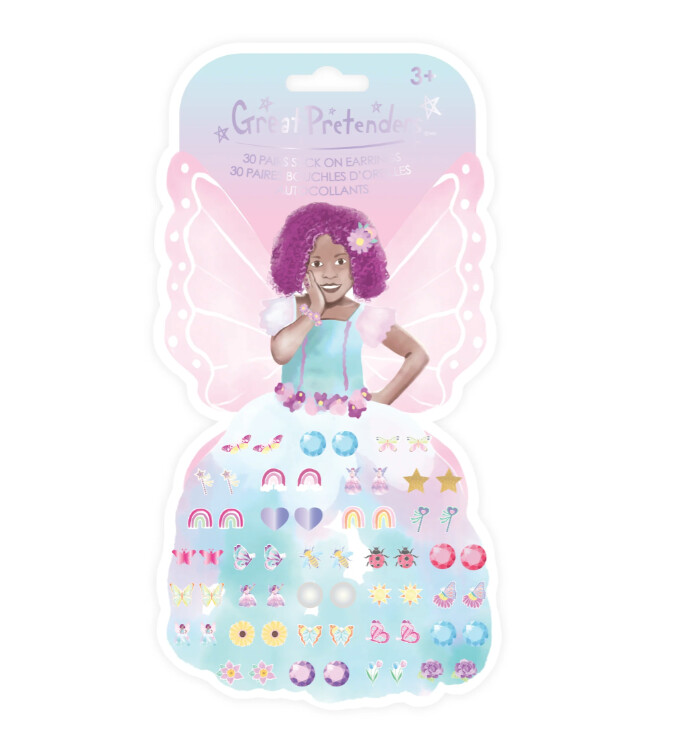 87513 Butterfly Fairy Azaria Sticker Earrings