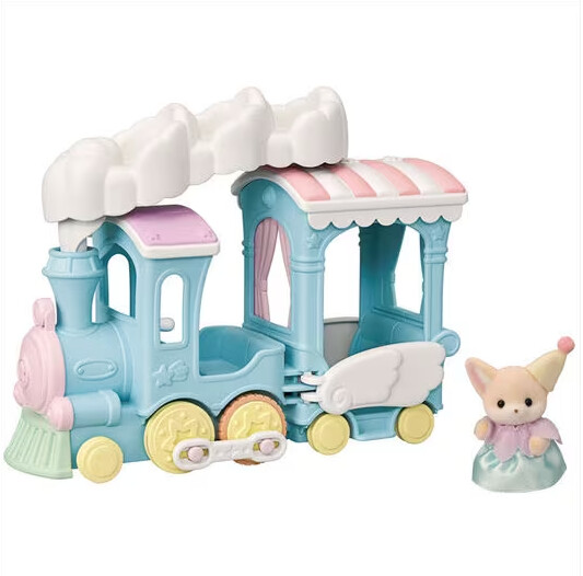 CC2074 Floating Cloud Rainbow Train
