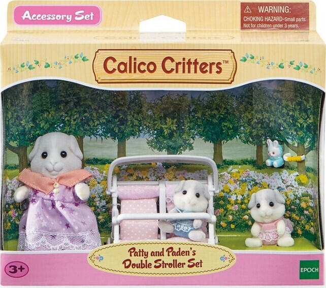 CC2625 PATTY N PADEN DBL STRLR CALICO CRITTERS