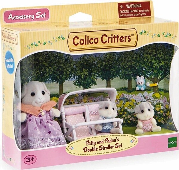 CC2625 PATTY N PADEN DBL STRLR CALICO CRITTERS