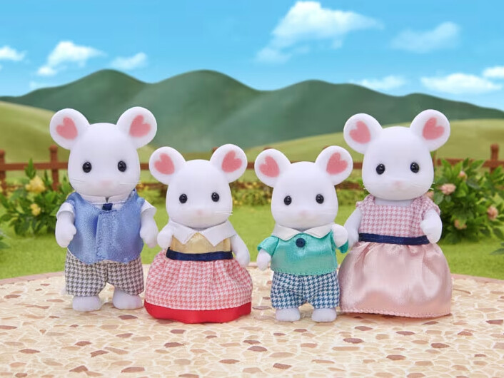 CC1802 Marshmallow Mouse Family