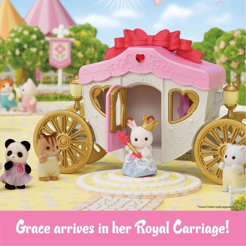 CC1918 BL ROYAL CARRIAGE SET CALICO CRITTERS