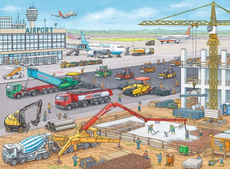 10624 Construction at the Airport 100pc