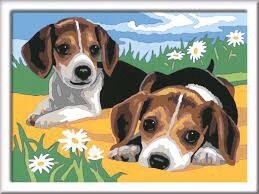 28939 CreART Beagle Puppies