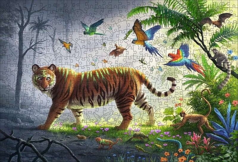 17514 Wooden Tiger 500pc