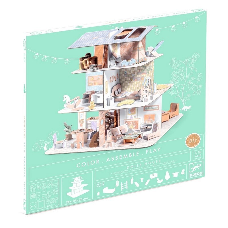 DJ08005 Color Assemble Play / Doll&#39;s House
