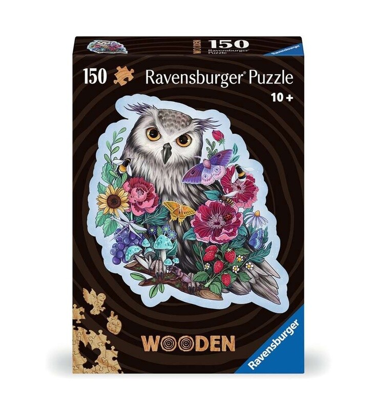 17511 Wooden Owl 150pc