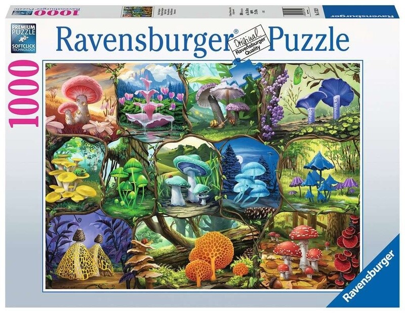 12000424 Beautiful Mushrooms 1000 pc Puzzle