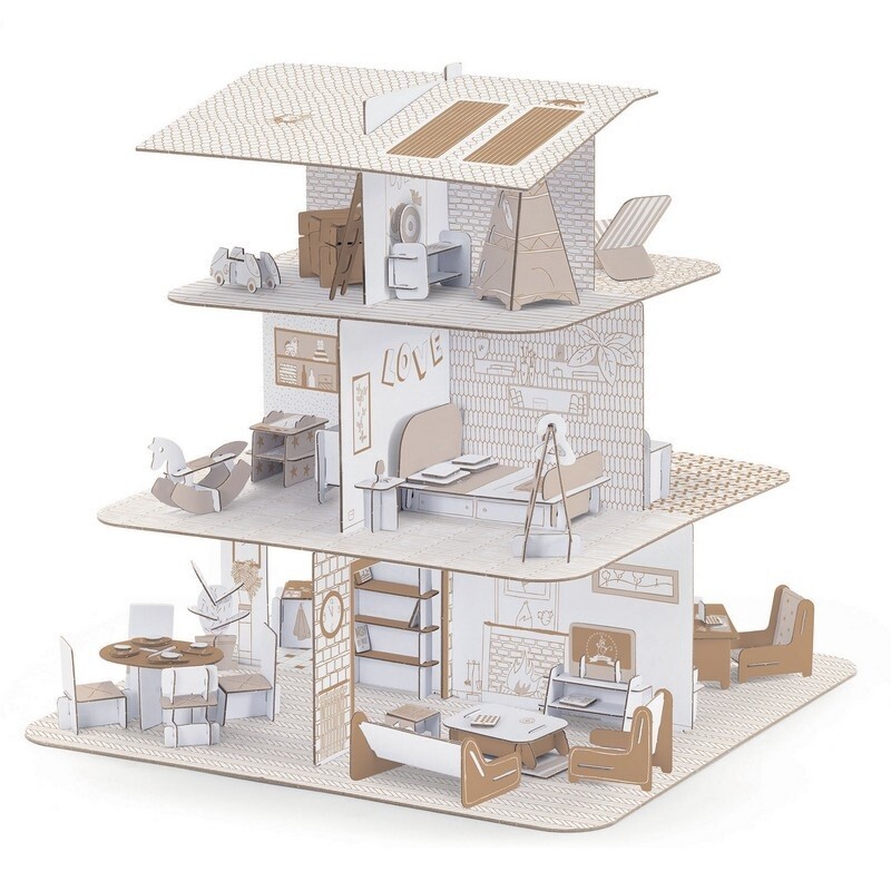 DJ08005 Color Assemble Play / Doll's House