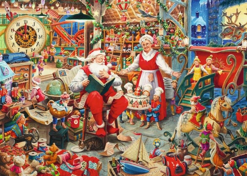 17300 Santa's Workshop 1000pc