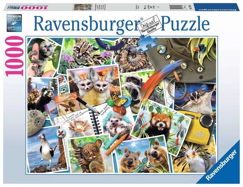 12000607 A Traveler&#39;s Animal Journey 1000 pc Puzzle