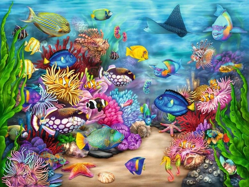 17458 Tropical Reef Life 750pc LF