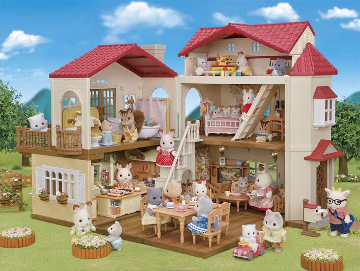 CC2079 Red Roof Country Home - Secret Attic Playroom