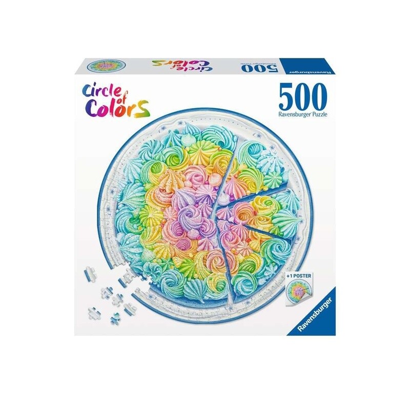 17349 Circle of Colors Rainbow Cake 500pc