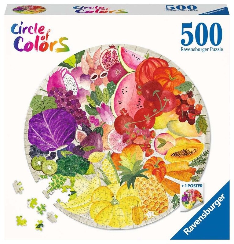 17169 Circle of colors.-Fruits &amp; Veget.500p