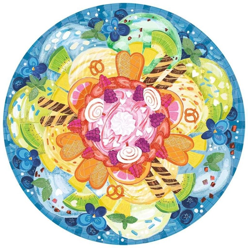 17348 Circle of Colors Ice Cream 500pc