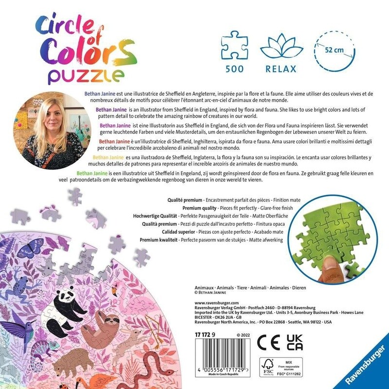 17172 Circle of colors-Animals  500p