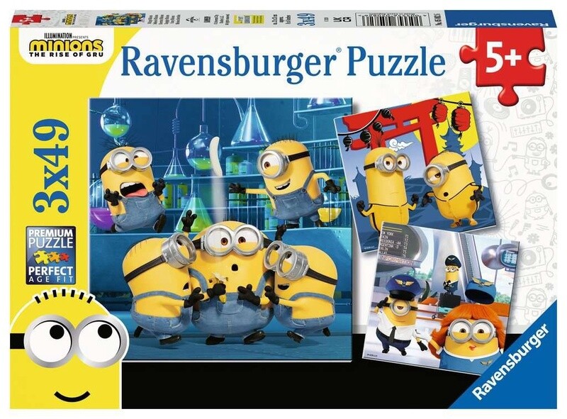 05082  Funny Minions 3x49pc