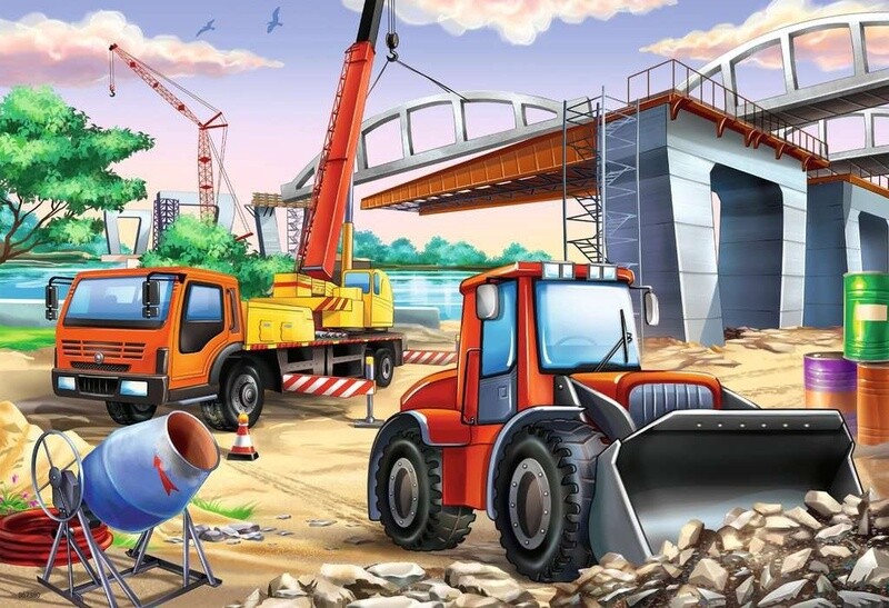 05157 Construction &amp; Cars 2x24