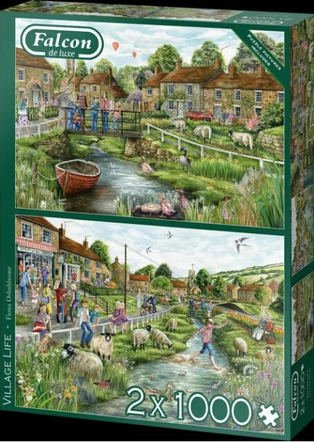 71-11216 2x1000pc, Village Life