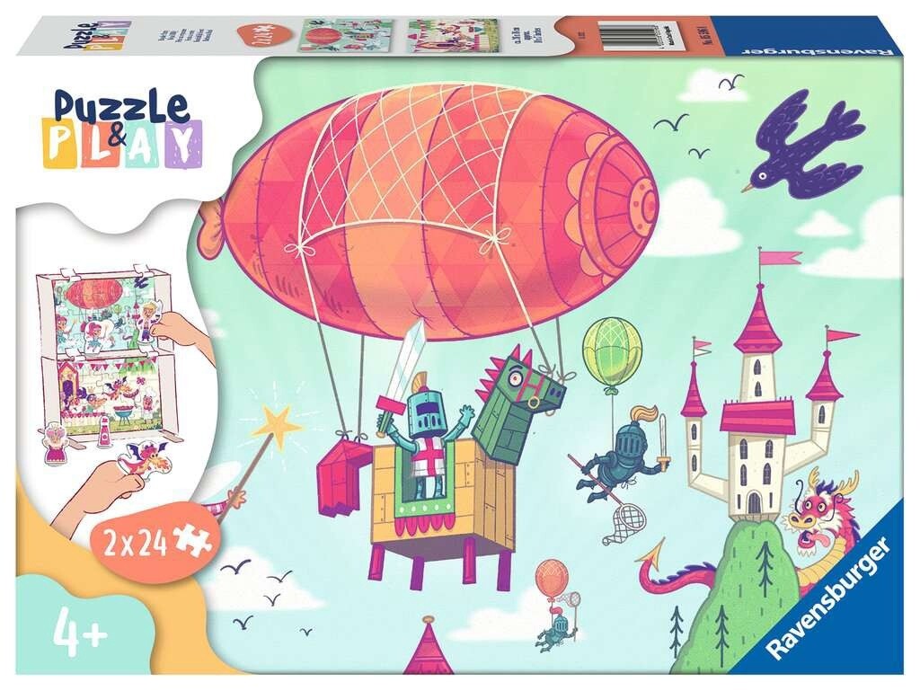 05596 Puzzle&amp;Play Royal BBQ 2x24pc