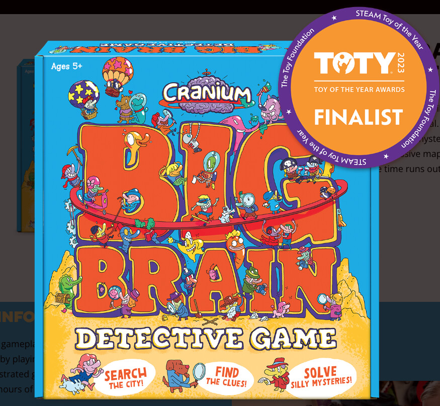 FNK69252 CRANIUM - BIG BRAIN DETECTIVE