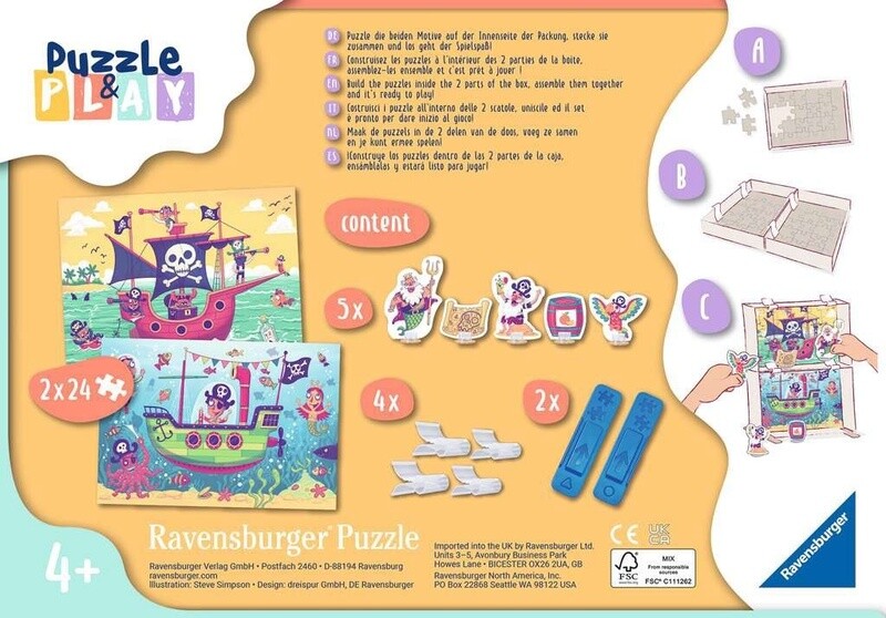 05592 Puzzle&amp;Play Land in Sight 2x24pc