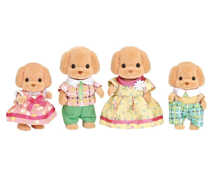 CF1735 BL TOY POODLE FAMILY CALICO CRITTERS