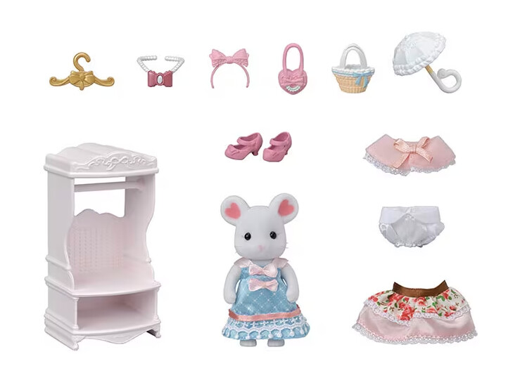 CF3051 BL FASHION PLAY SET SUGA CALICO CRITTERS