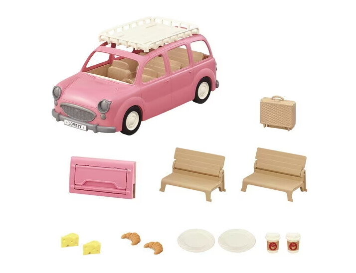 CC1910 BL FAMILY PICNIC VAN CALICO CRITTERS