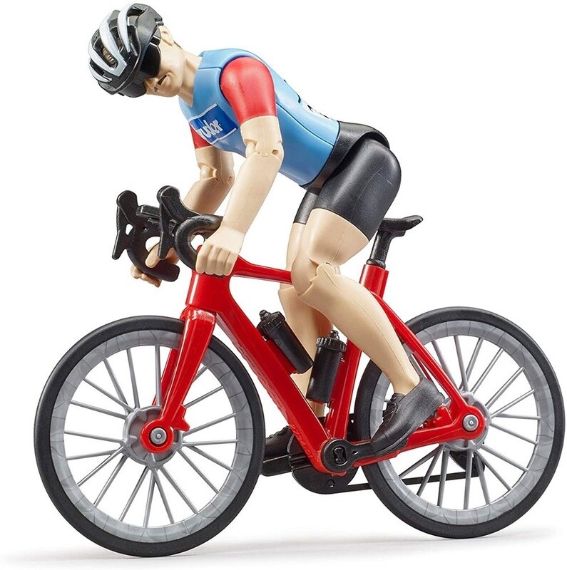 63110 bworld road bike with figure