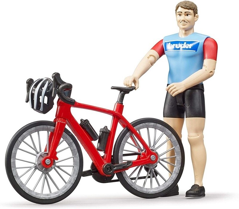 63110 bworld road bike with figure