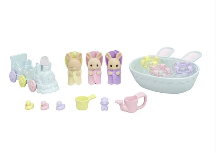 CC2076 Triplets Baby Bathtime Set