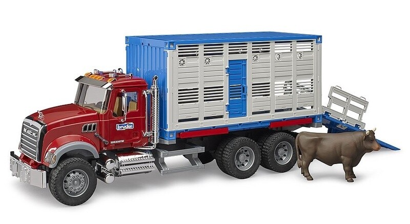 02830 MACK Granite Cattle transport w 1 cattle