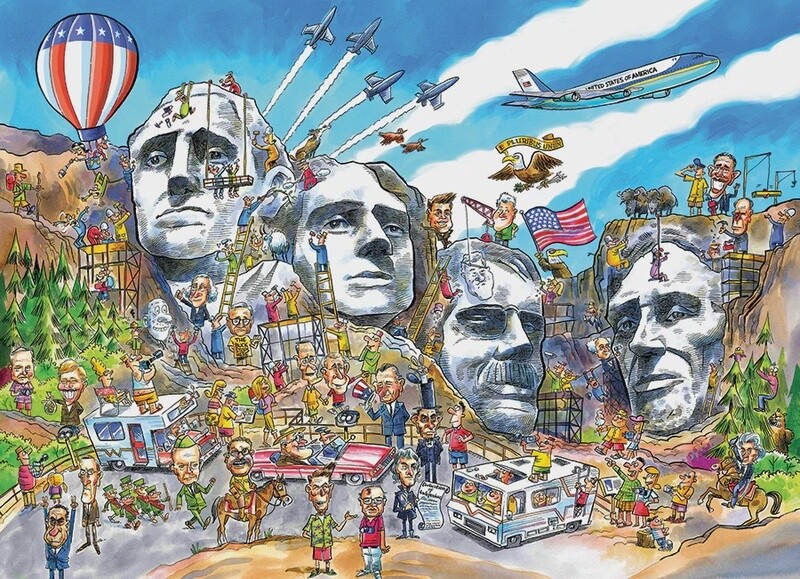 57175 DoodleTown: Mount Rushmore (Modular 1000)