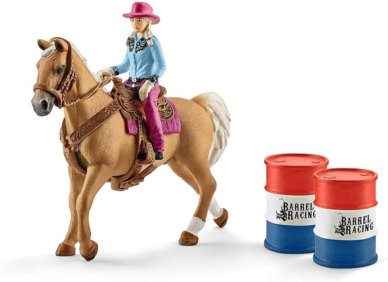 41417 FARM WORLD - BARREL RACING w/COWGIRL