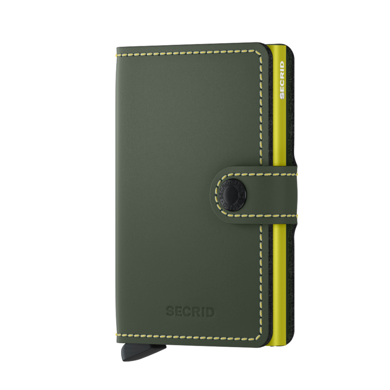 Miniwallet Matte Green &amp; Lime