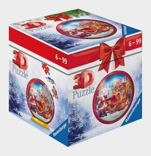 844463 3D Puzzle Christmas Ornament Assortment