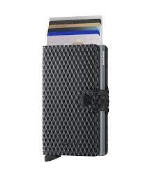 Miniwallet Cubic Black-Titanium
