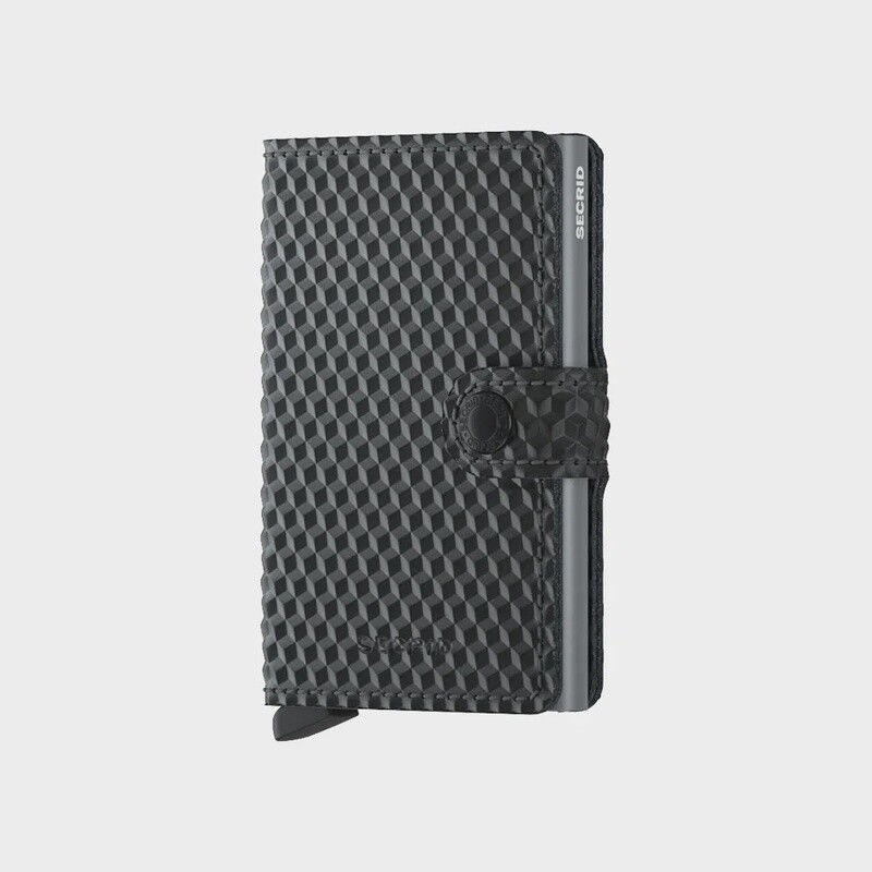 Miniwallet Cubic Black-Titanium