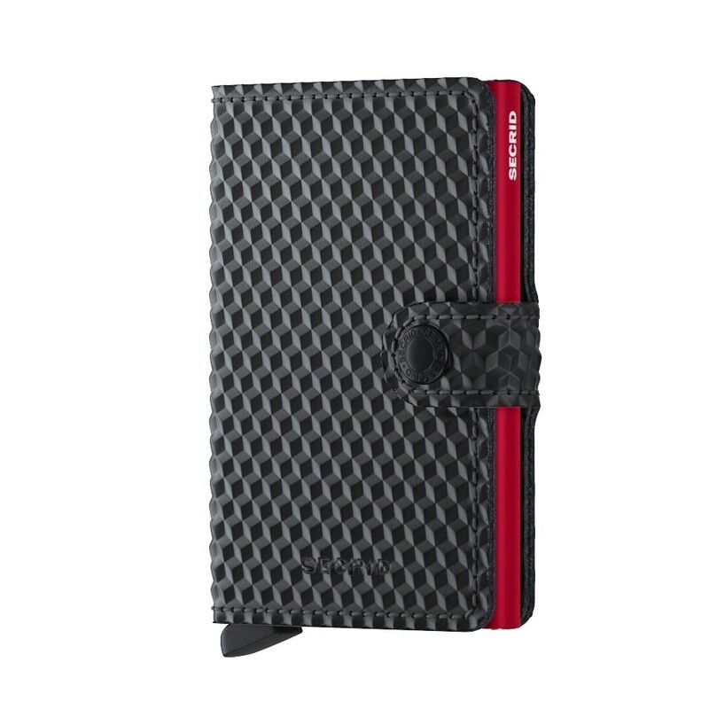 Miniwallet Cubic Black-Red