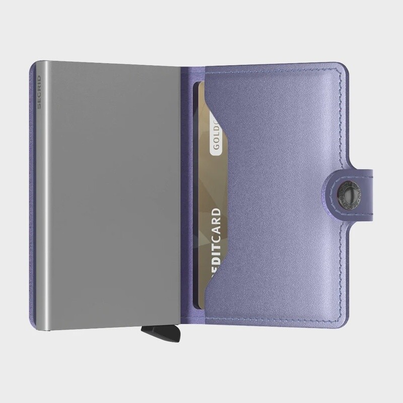 Miniwallet Metallic Lila