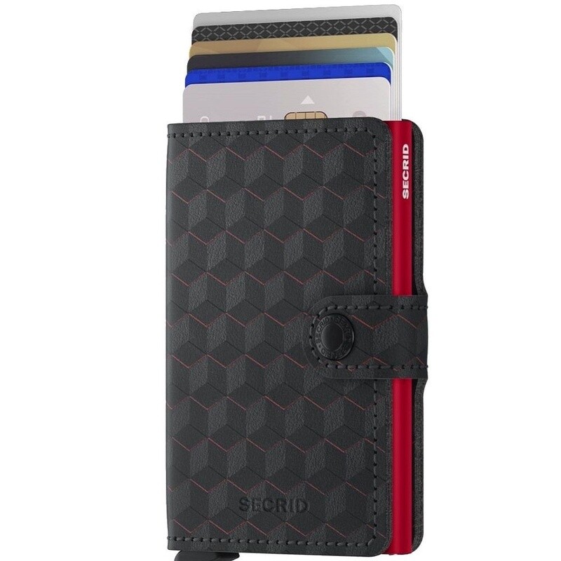 Miniwallet Optical Black-Red