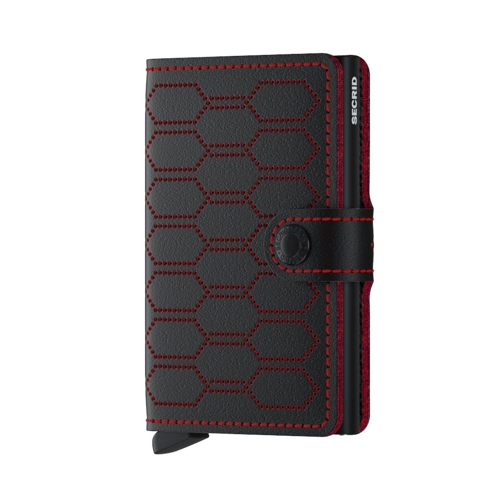 Miniwallet Fuel Perforated Black-Red