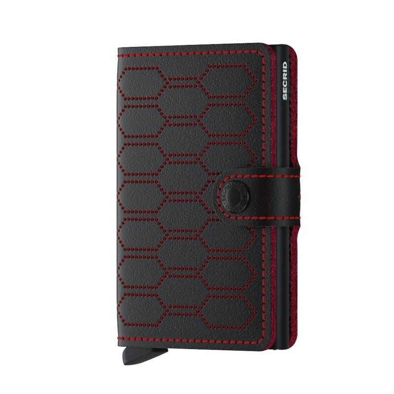 Miniwallet Fuel Perforated Black-Red