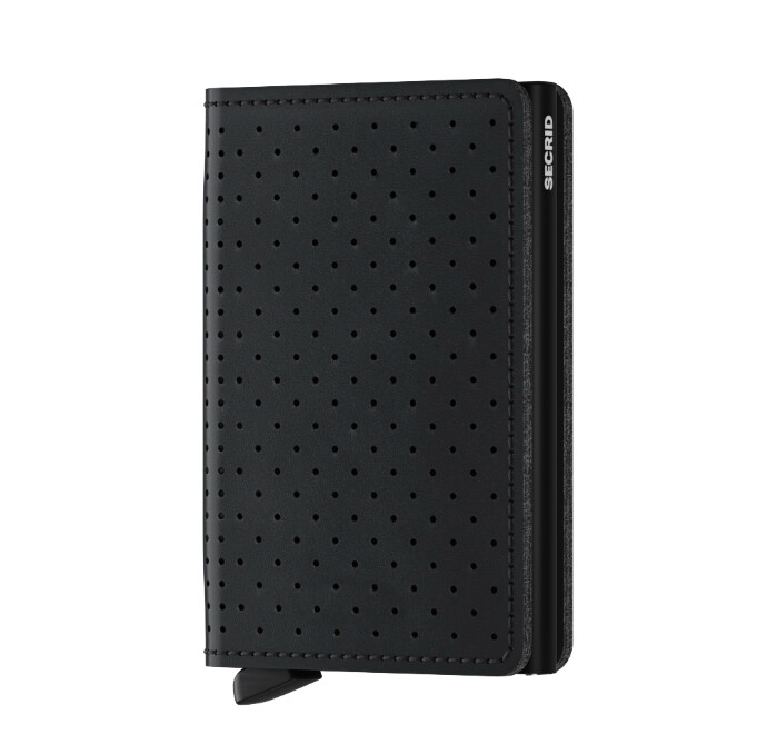 Slimwallet Perforated Black